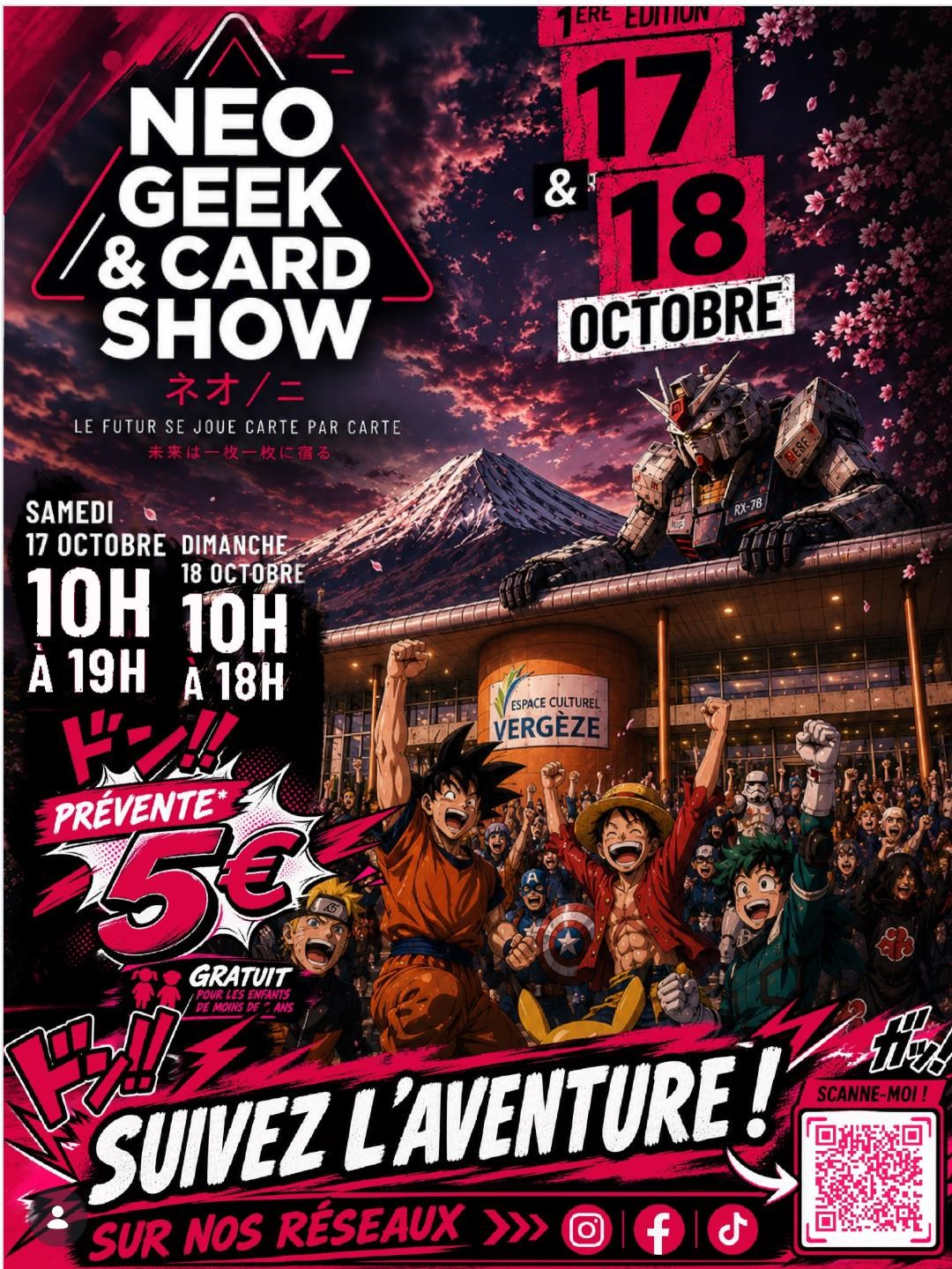 Neo Geek & Card Show 2026 Bourse geek & cartes à collectionner TCG/Jeux video à Vergèze