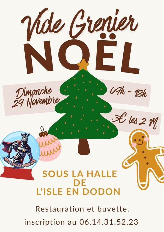 Vide grenier de Noel à L'Isle-en-Dodon