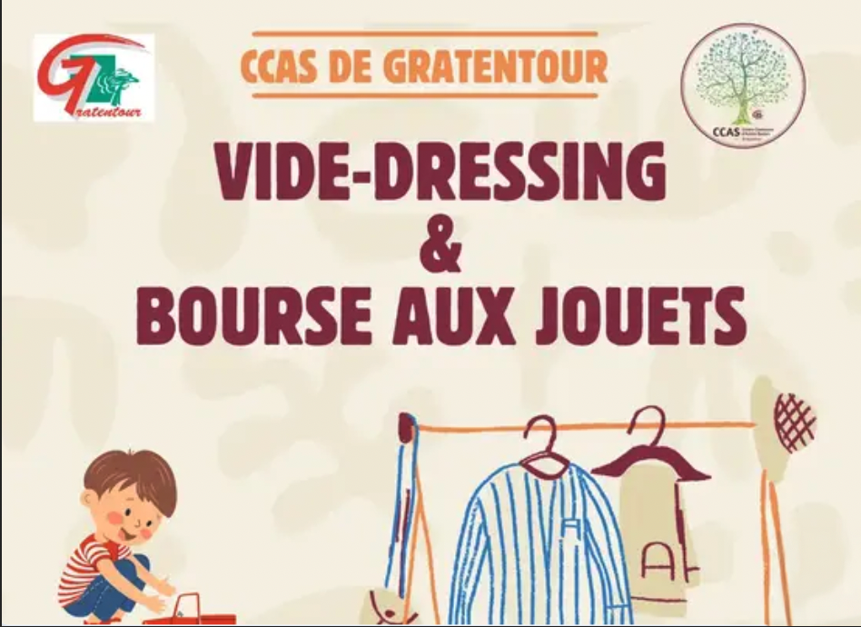 Vide dressing et bourse aux jouets à Gratentour
