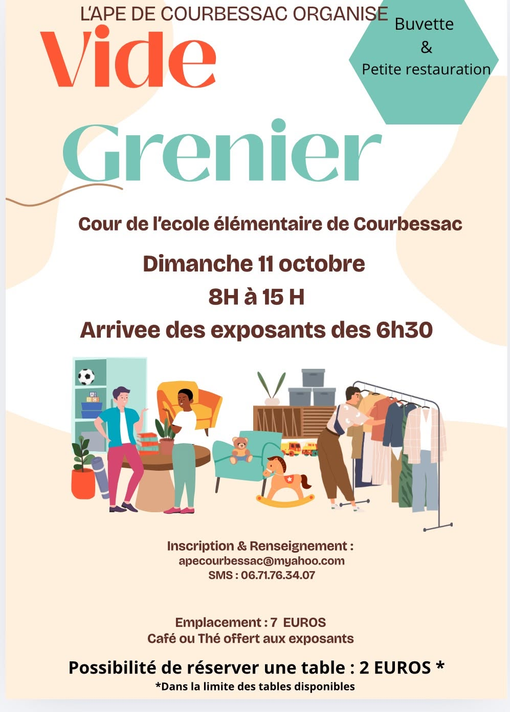 Vide grenier de l’Ape Courbessac