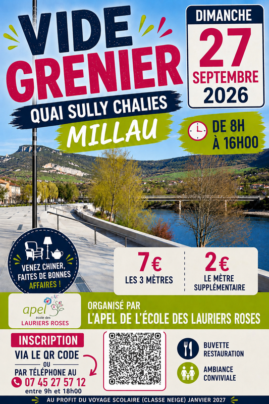 GRAND VIDE GRENIER QUAI SULLY CHALIES MILLAU