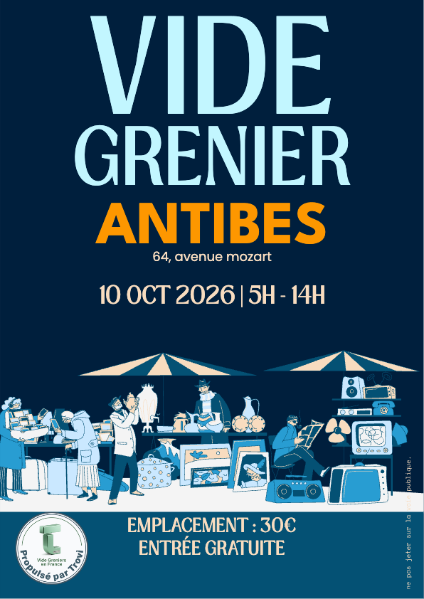 Vide grenier la Brague à Antibes