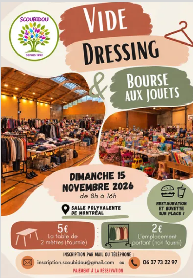 Vide dressing & Bourse aux jouets à Montréal