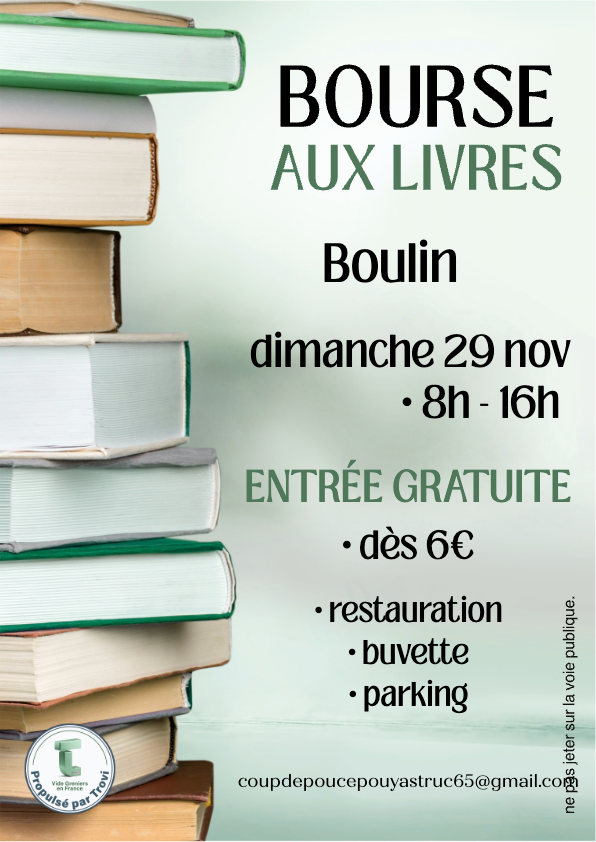 Bourse aux livres et à la culture à Boulin