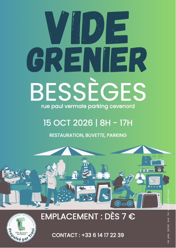 Marché aux puces, vide grenier, brocante