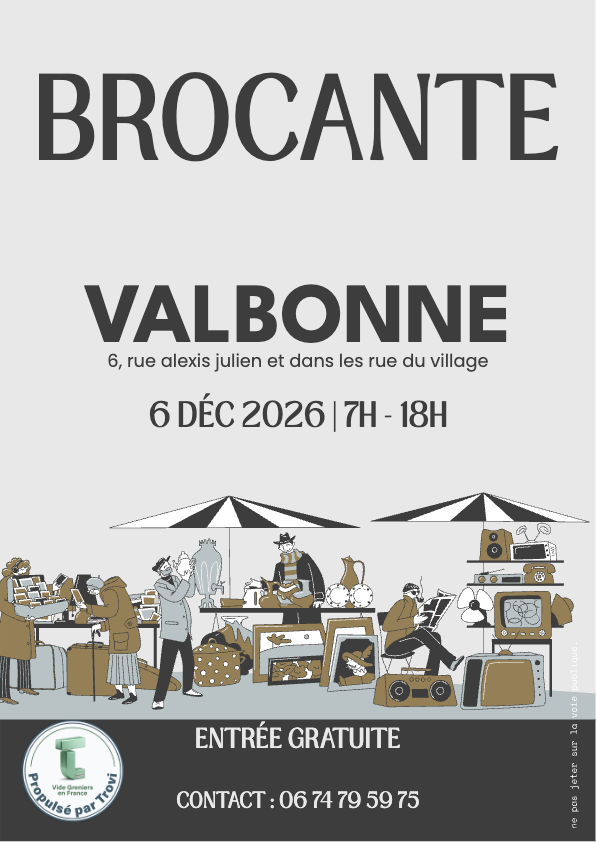 Marché antiquités brocante curiosités collections à Valbonne