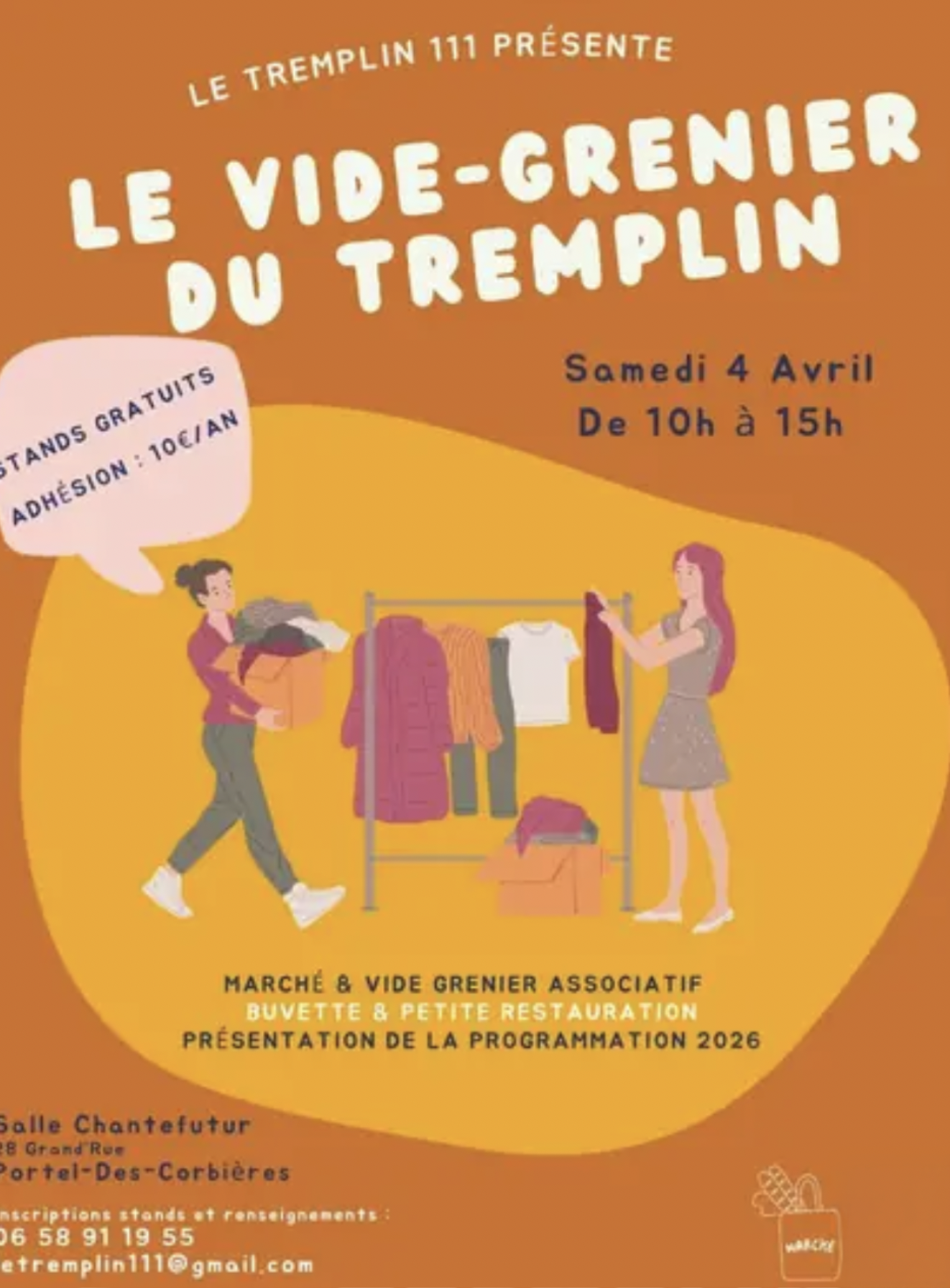 Marché et Vide-Grenier Associatif à Portel-des-Corbières
