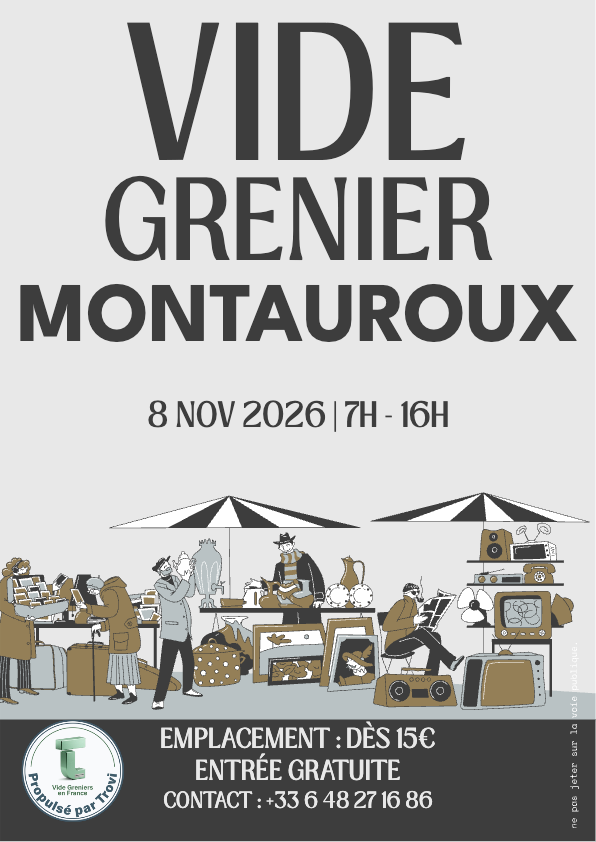 Brocante vide grenier Montauroux village