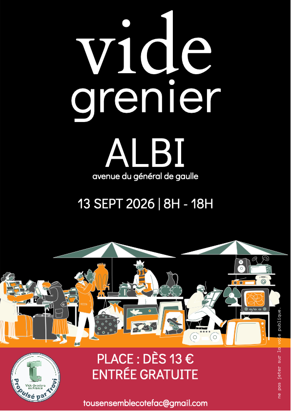 VIDE GRENIER ALBI CENTRE