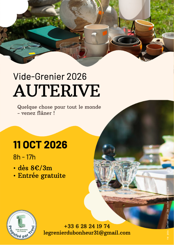 Vide grenier extérieur à Auterive