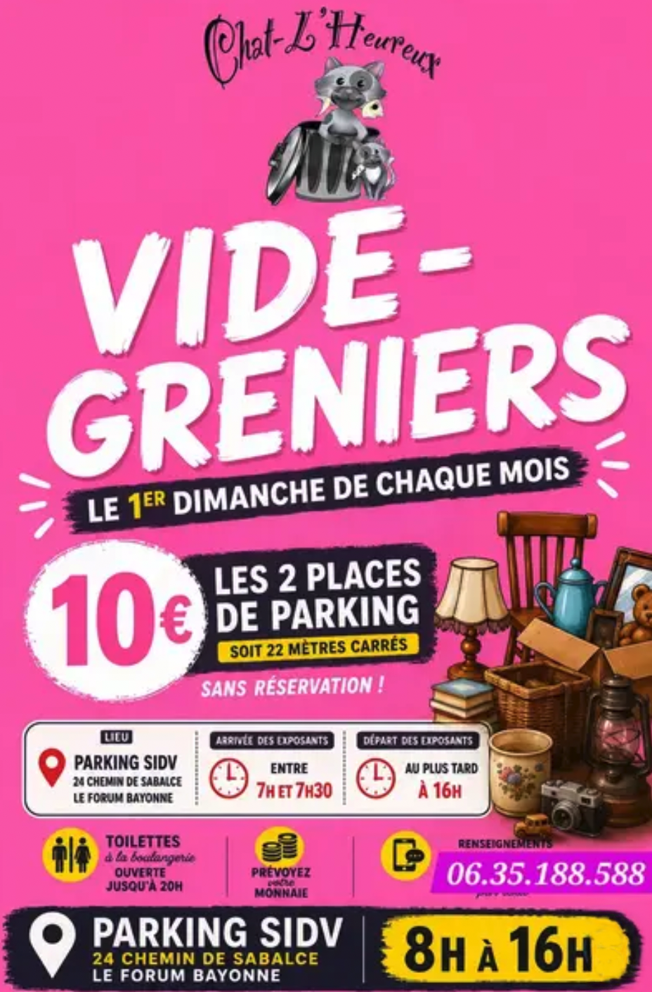 VIDE-GRENIER DES MINOUS à Bayonne