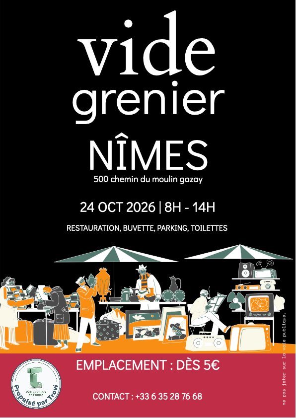 Marché vide grenier nimes