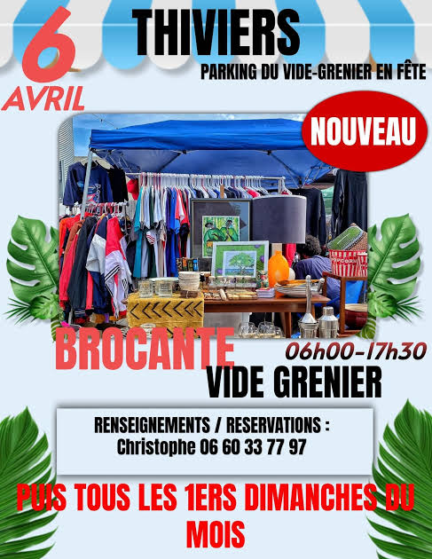 Vide grenier brocante à Thiviers