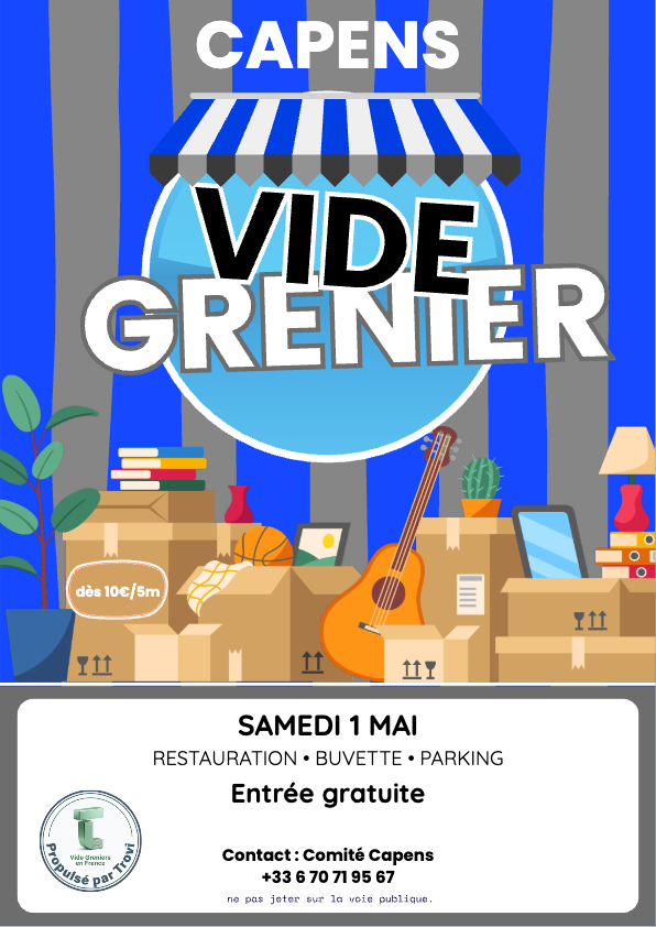 Vide grenier à Capens