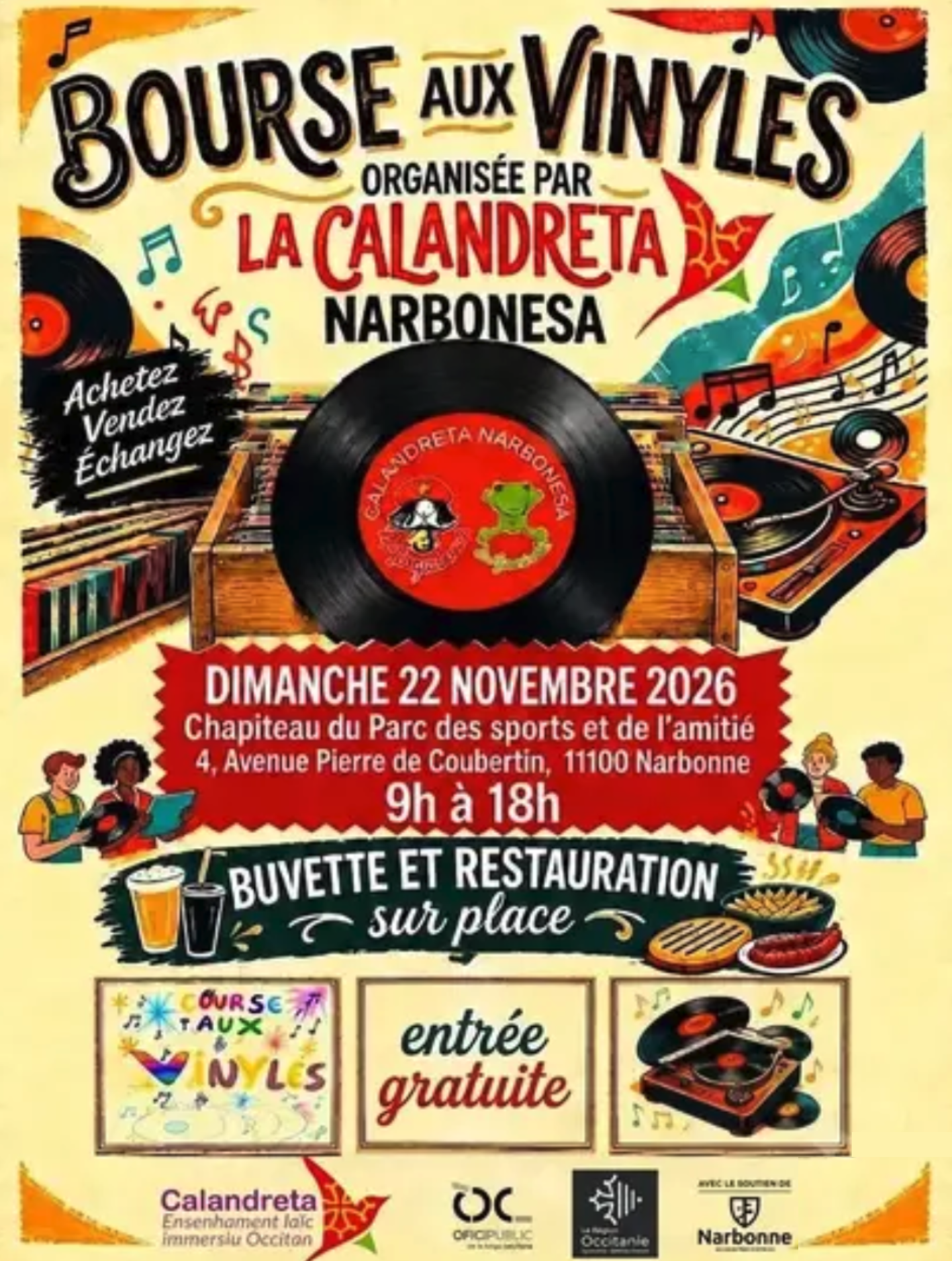 BOURSE AUX VINYLES à Narbonne