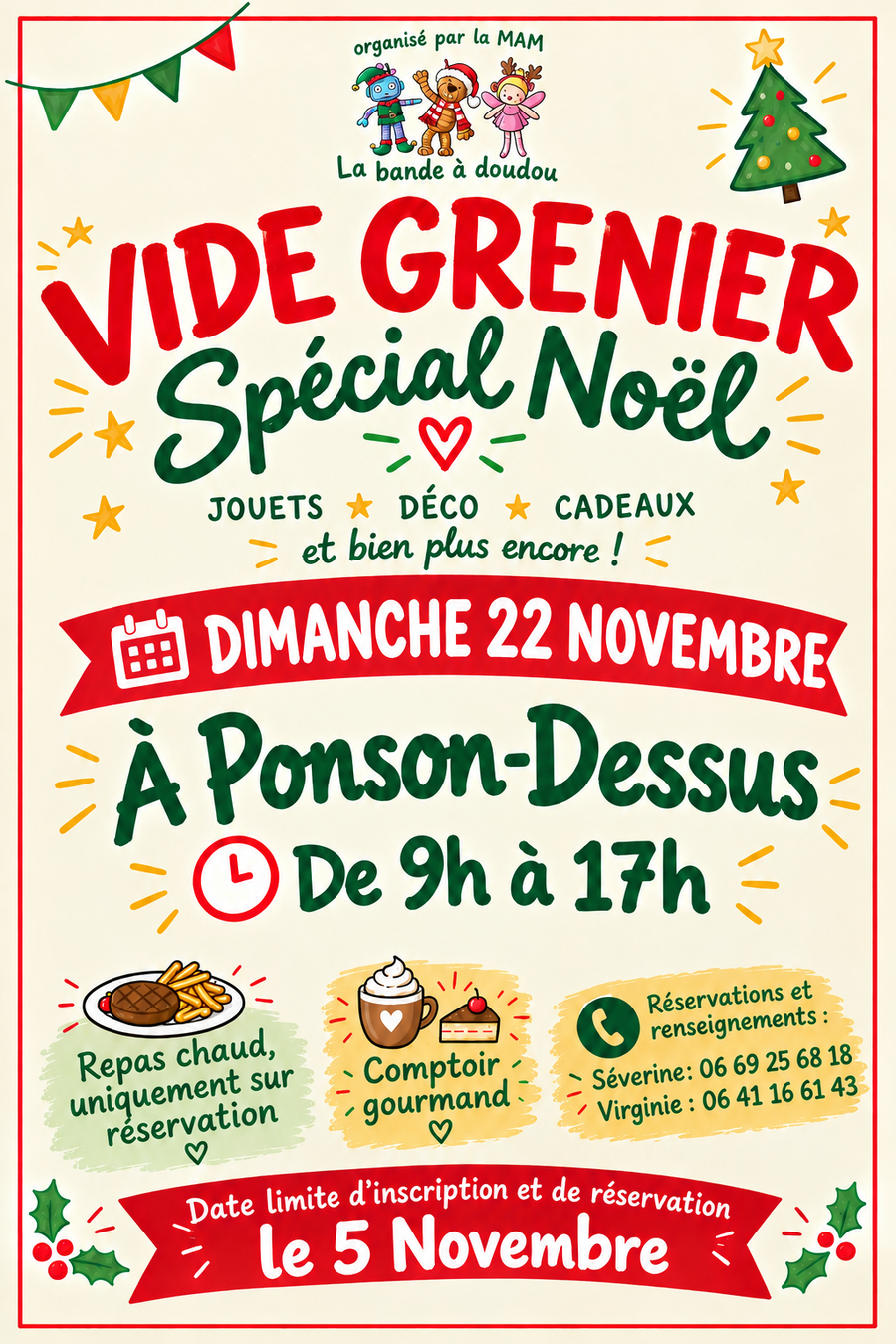 Vide grenier Spécial Noël à Ponson-Dessus