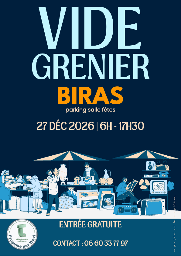 Brocante vide grenier à Biras