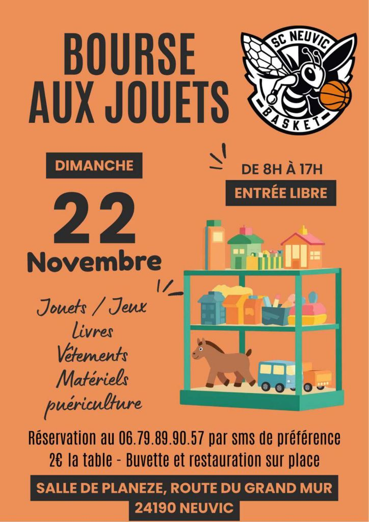 Bourse aux jouets à Neuvic