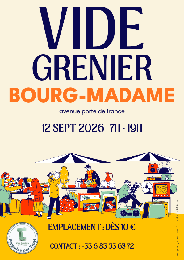 Vide grenier 2026