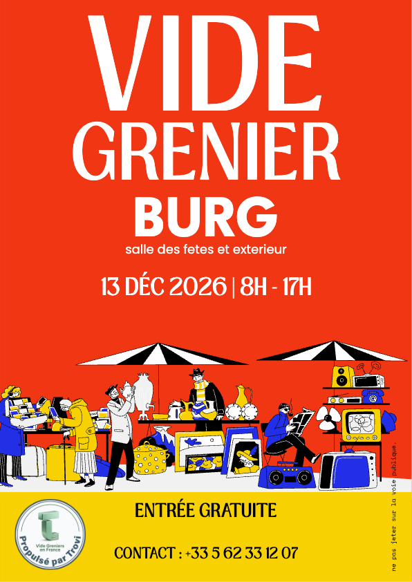 Vide grenier marche artisanal et marche de Noel