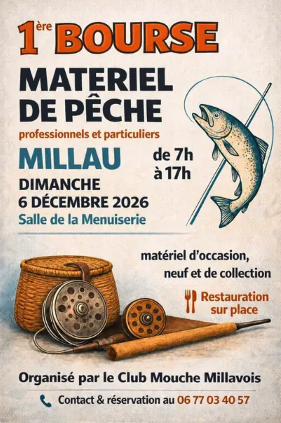1ere Bourse matériel de pêche à Millau