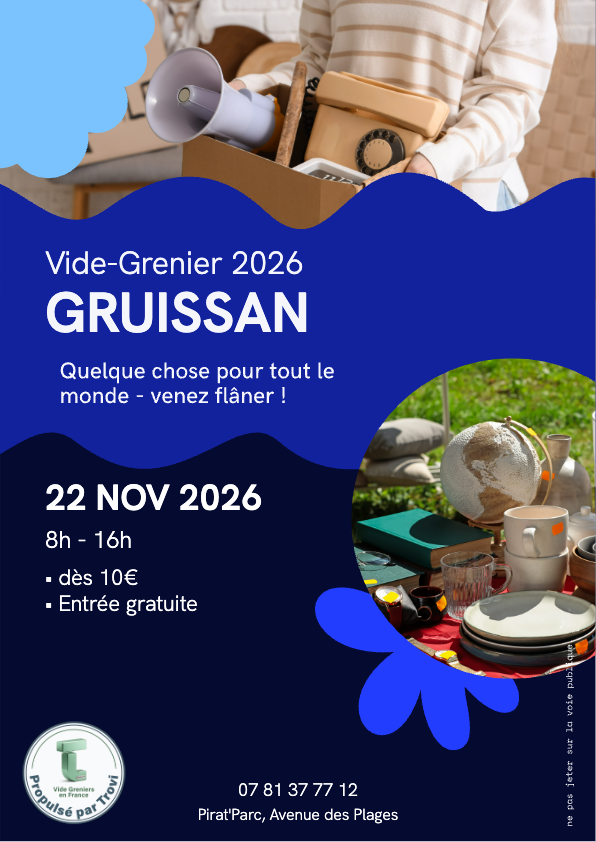 Vide grenier à Gruissan