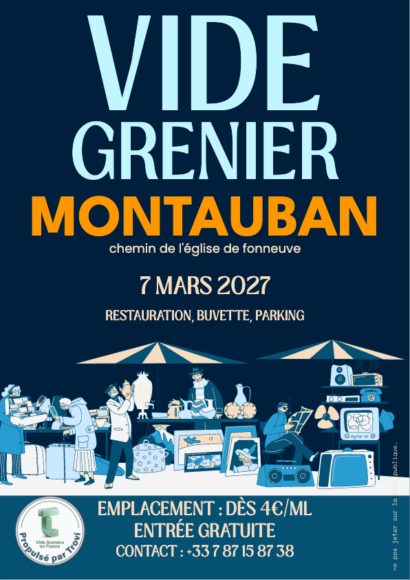 Vide grenier fonneuve à Montauban