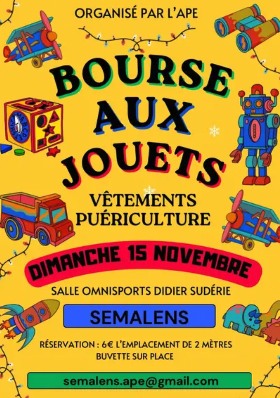 Bourse aux jouets à Sémalens