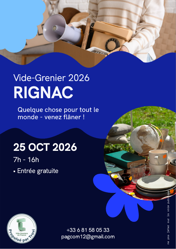 Vide grenier bourse artisanat à Rignac