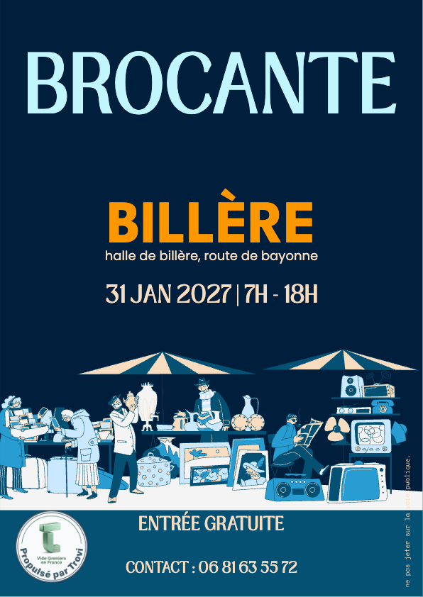 Marché de brocante et collection à Billère
