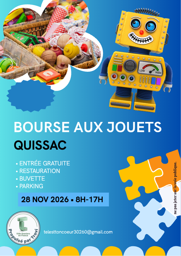 BOURSE AUX JOUETS TELETHON à Quissac