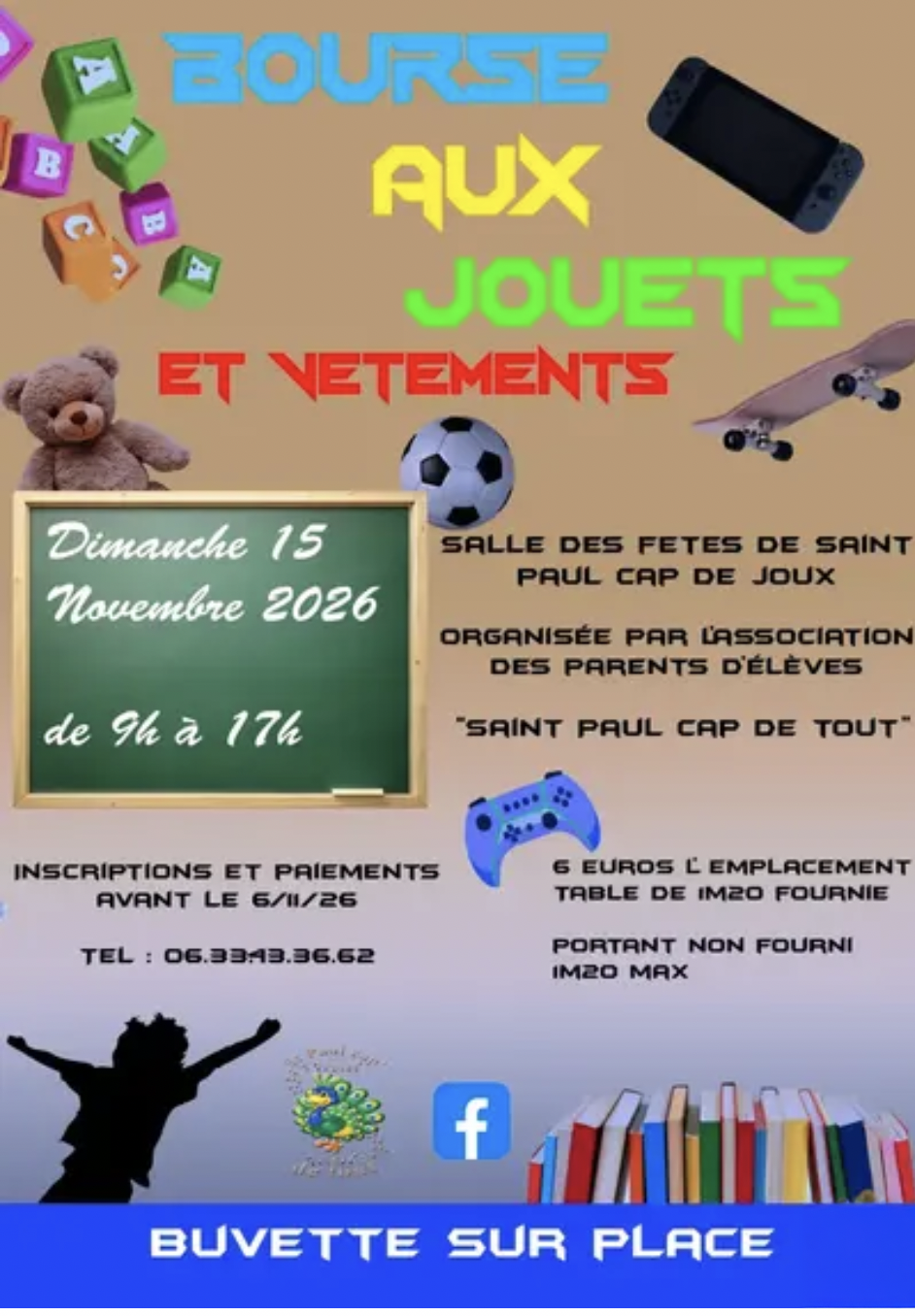 Bourse aux jouets et aux vêtements de Saint Paul Cap de Tout