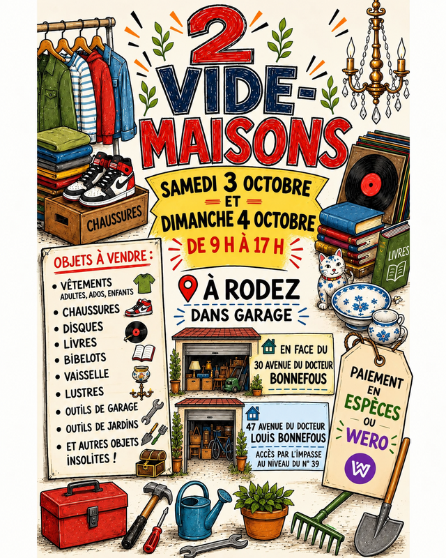 2 vide maisons à Rodez