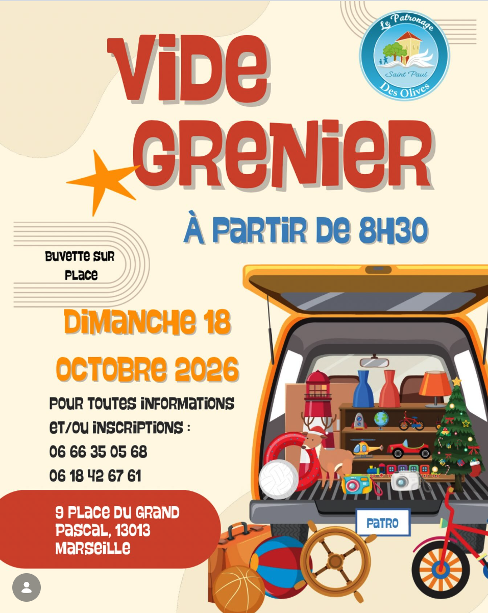 Vide-grenier à Marseille
