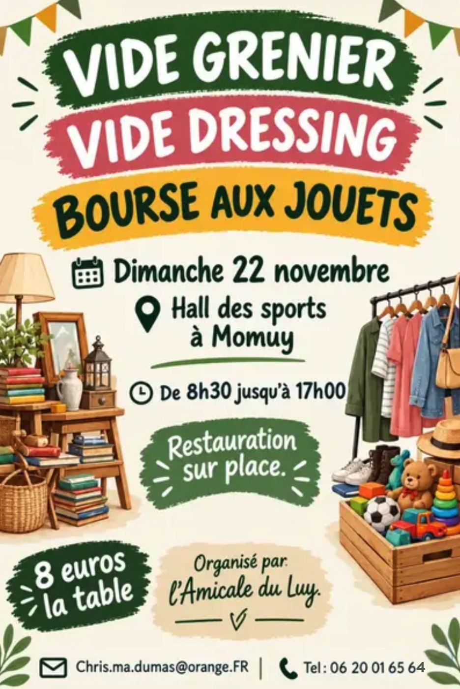 Vide grenier / vide dressing / bourse aux jouets à Momuy