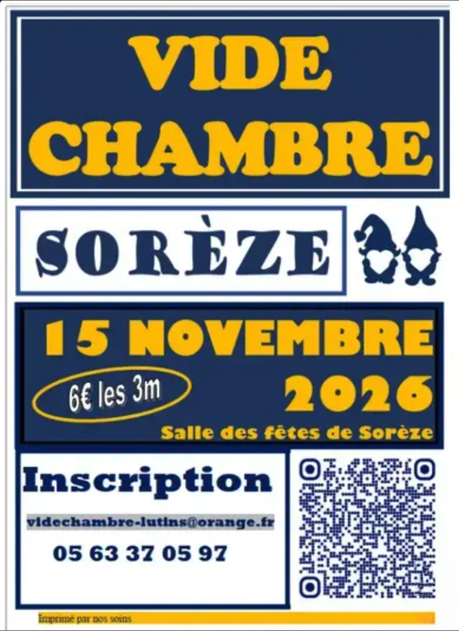 Vide Chambre 0-18ans à Sorèze