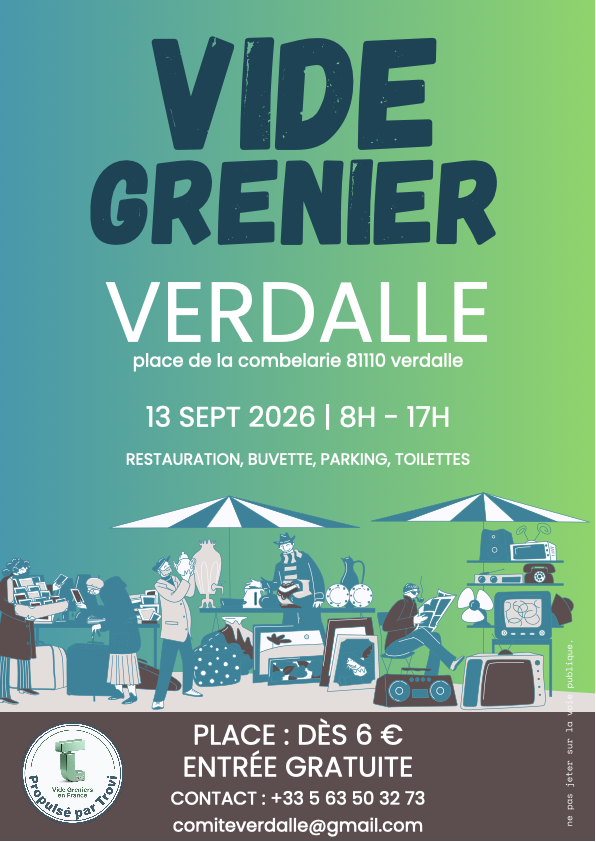 VIDE GRENIER DU COMITE DES FETES