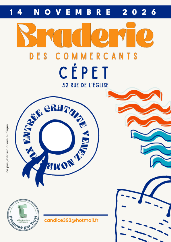 Braderie à Cépet