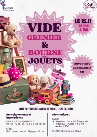 Bourse au jouet et vide grenier à Cazilhac