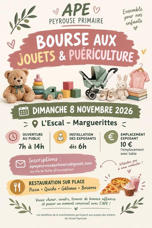 Bourse aux jouets à Marguerittes