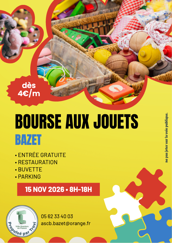 Bourse aux jouets à Bazet