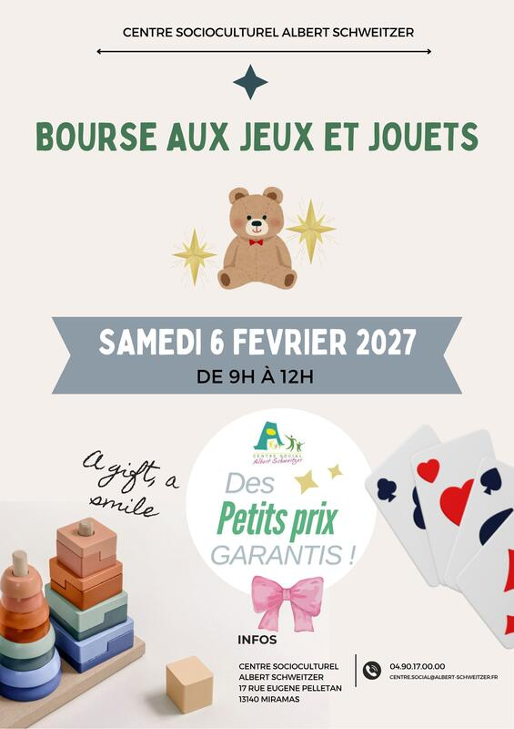 Bourse aux jeux et aux jouets 2027 à Miramas