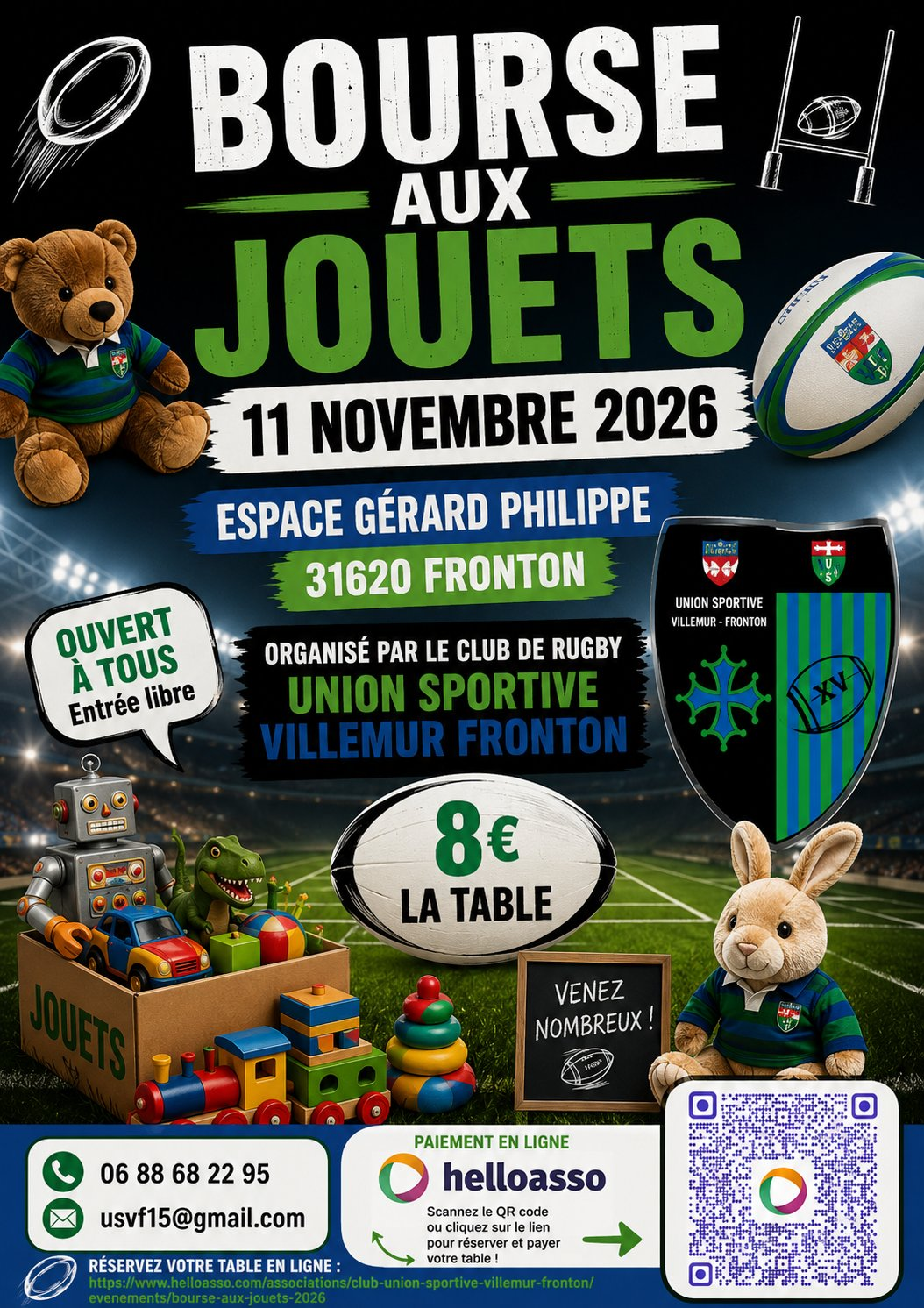 Bourse aux jouets 2026 à Fronton