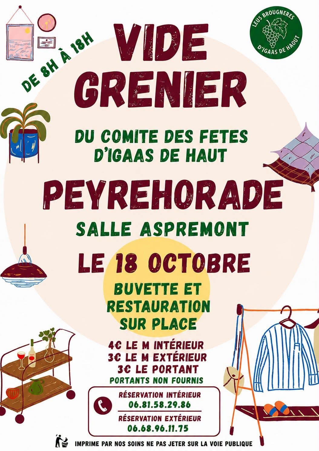 Vide grenier à Peyrehorade