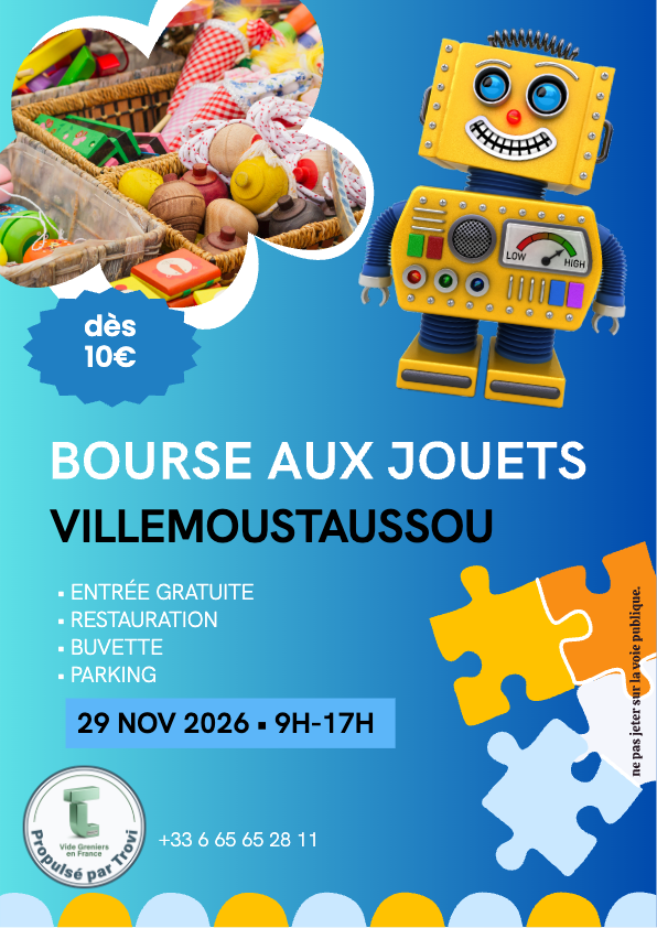 Bourse aux jouets à Villemoustaussou