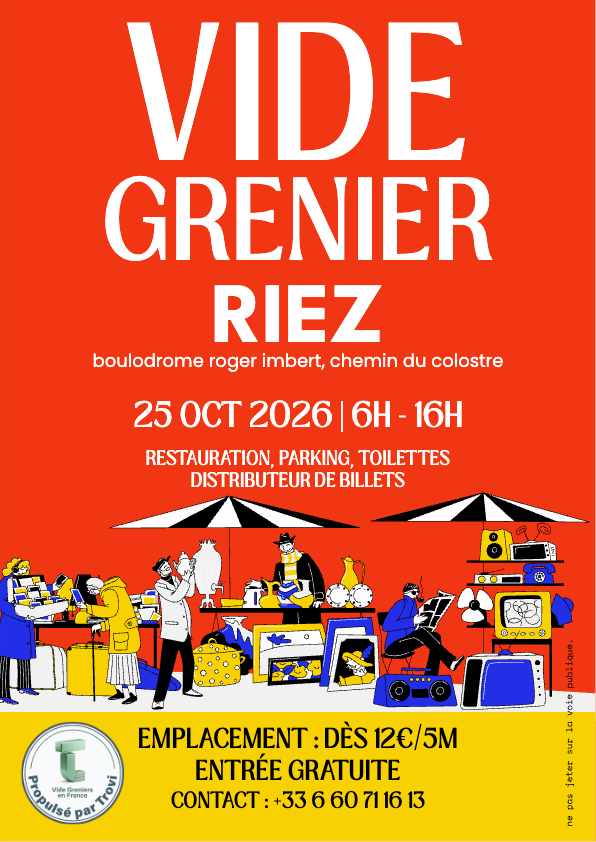 Vide grenier vide jouet dressing à Riez