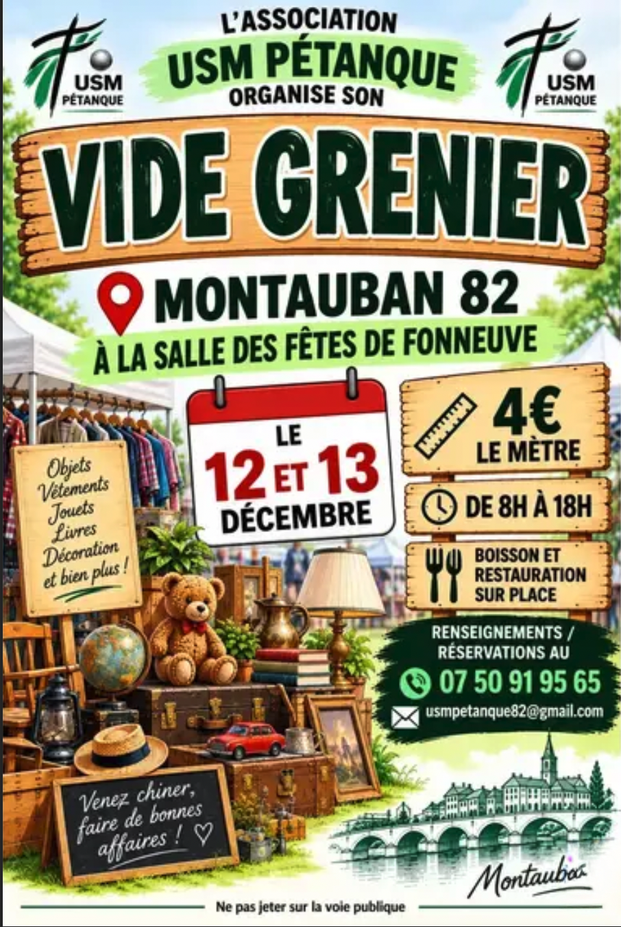 VIDE GRENIER à Montauban