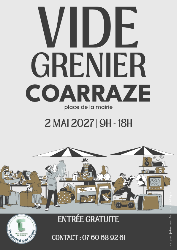 Vide grenier à Coarraze