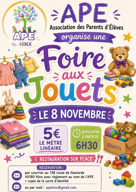 Foire aux jouets à Hinx